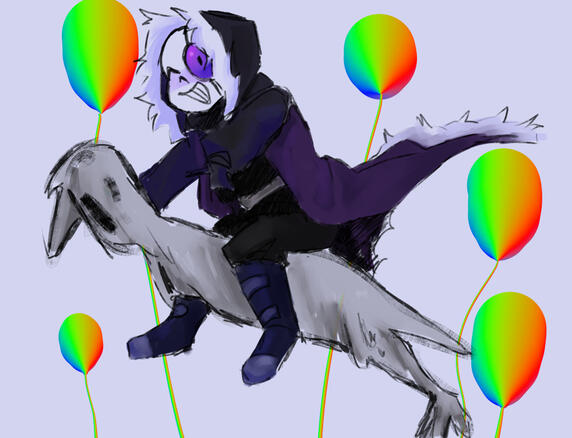 скетч с простым покрасом полный рост, резиновая курица - 600 руб.